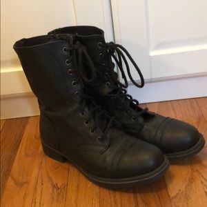 Black Combat Boots (Women’s)